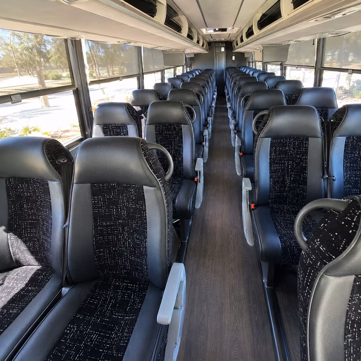 flagstaff charter bus rental interior